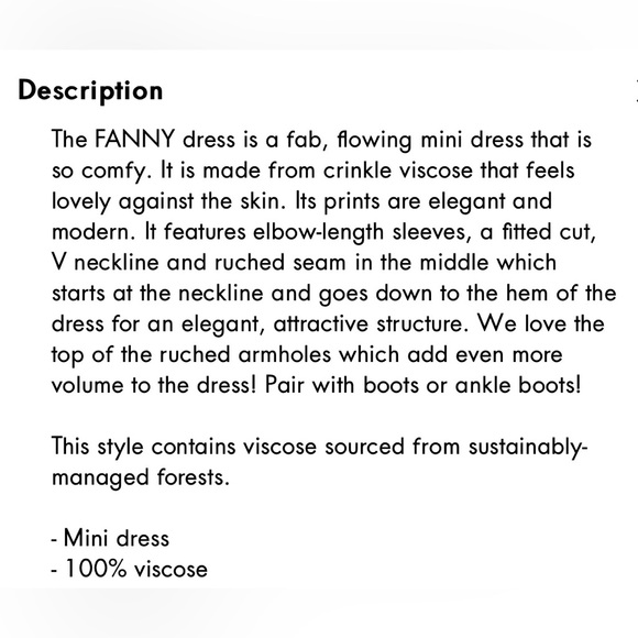 NWT $350 ba&sh Robe Fanny dress size S - Picture 4 of 6